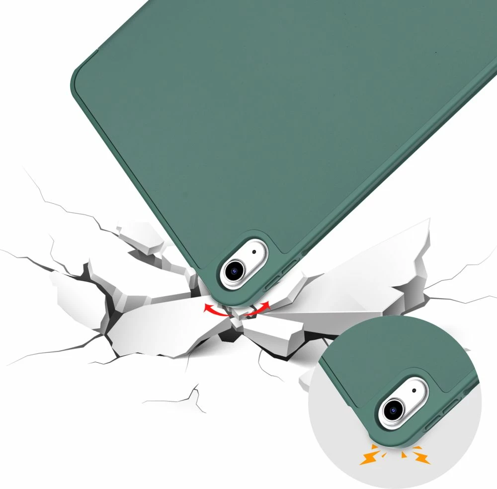 Mbështjellës Tech-Protect SC Pen për iPad 10.9" (2022), silikon, e gjelbër e çelët