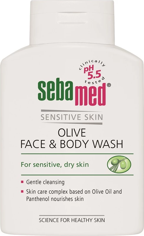 Emulsion për fytyrë dhe trup Sebamed Sensitive Skin Olive unisex 200ml