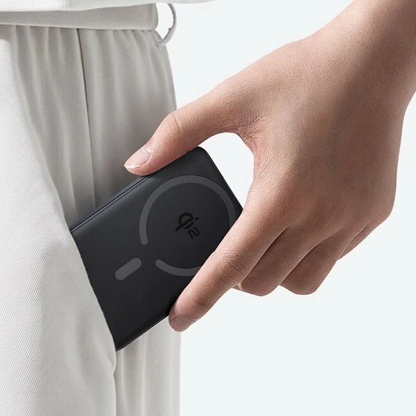 Powerbank Baseus EnerFill FM12 10000mAh 22.5W Qi2 MagSafe, me kabllo USB-C 30cm 20V/3A, e zezë