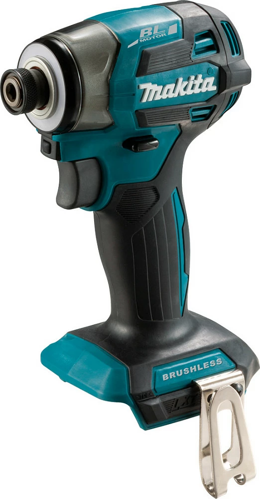 Vidator me goditje Makita DTD173Z, 18V Li-Ion, 1/4", 180 Nm, brushless, me dritë LED, zi/kaltër