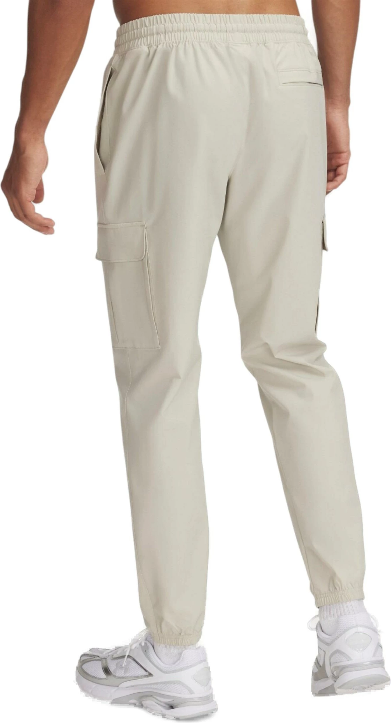 Pantallona cargo për meshkuj Under Armour UA Vibe Woven 1386558, bezhë-zi [Madhësia: XS]