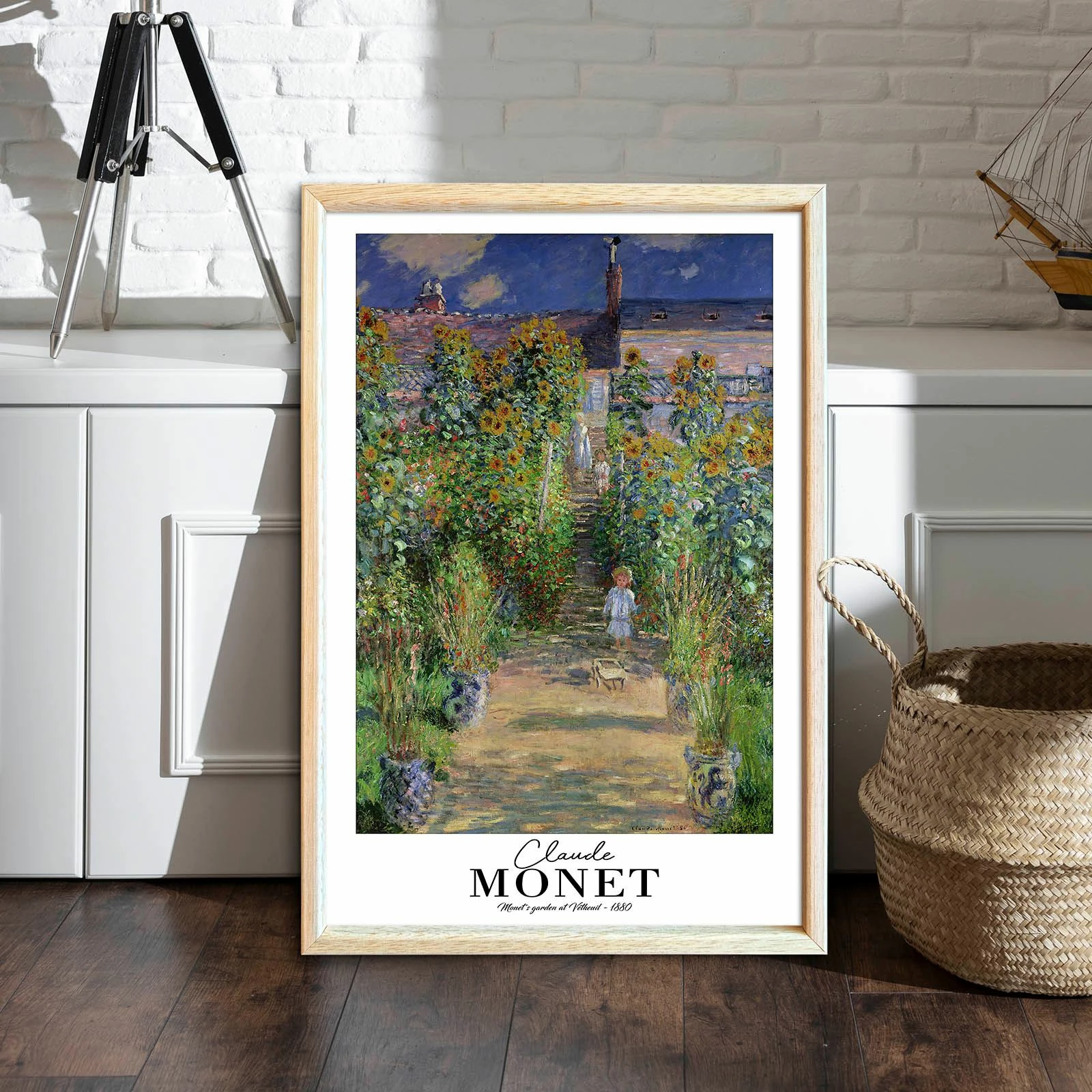 Pikturë dekorative me kornizë Wallity, 4262AHSMONET-014