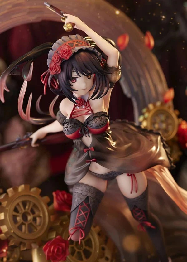 Figurinë koleksionuese Square Enix Kurumi Tokisaki Date A Live IV Lingerie Swimwear Ver. 1/7 (31 cm)