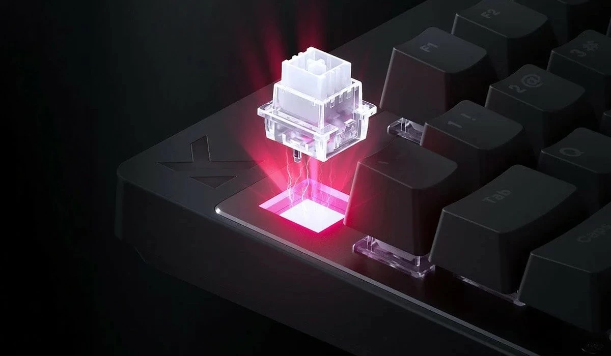 Tastierë gaming Mchose Mix 87, 80%, RGB, me kabllo, ngjyrë e zezë