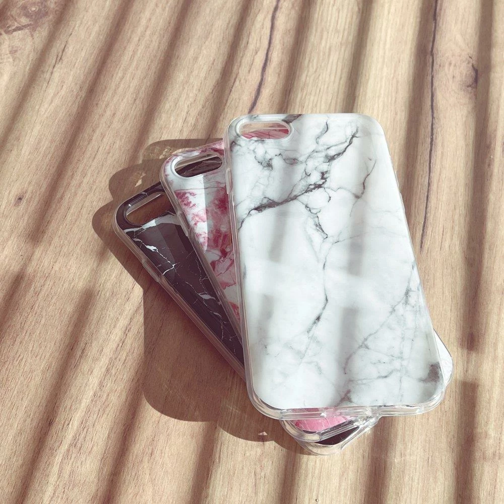 Mbështjellës Wozinsky Marble për Samsung Galaxy M31, TPU, i zi