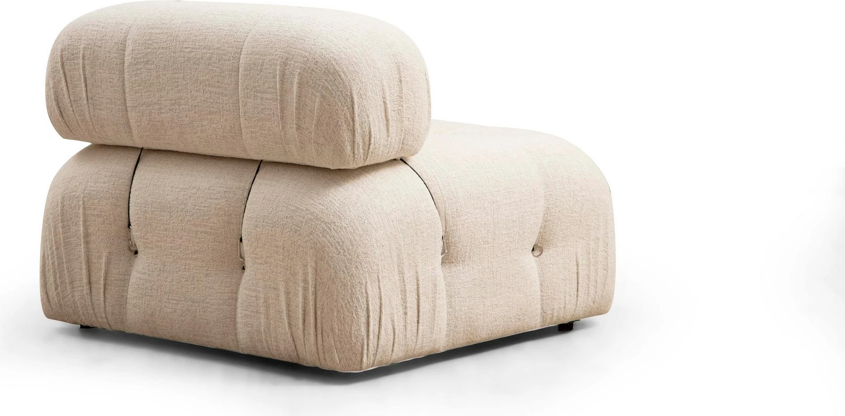 Kauç 3 vendësh Bubble, krem, Atelier del Sofa