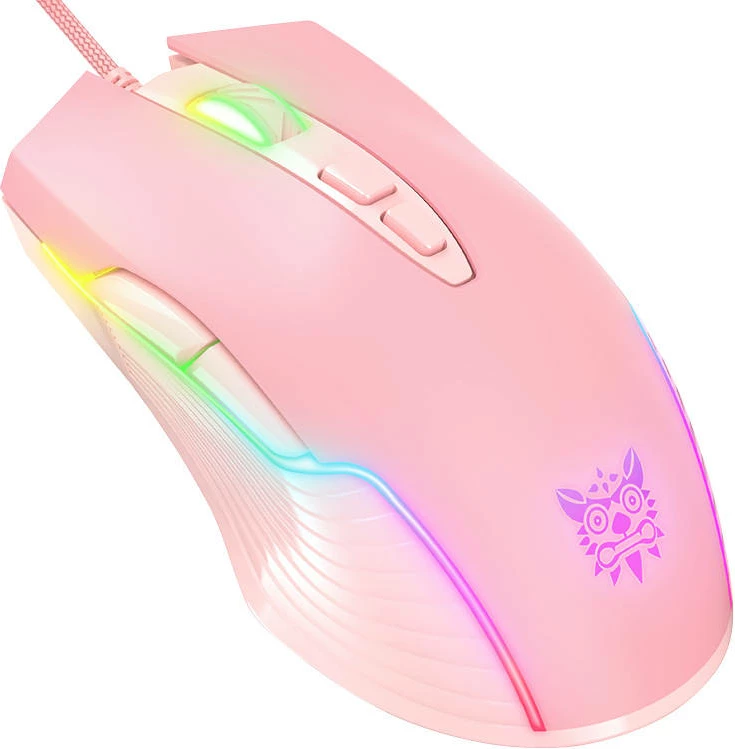 Maus gaming ONIKUMA CW905, me tela, RGB, rozë