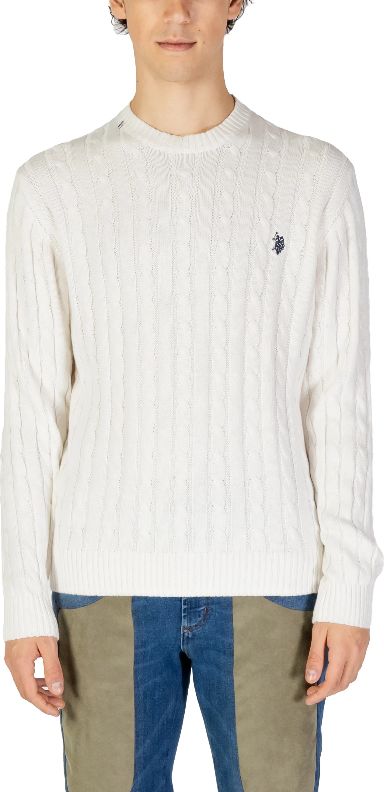 Xhemper për meshkuj U.S. Polo Assn. US40 173005, i bardhë
