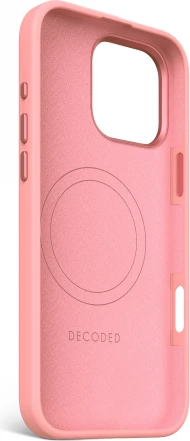Mbështjellës Decoded AntiMicrobial Silicone Stacks me MagSafe për iPhone 16 Pro Max, Rozë