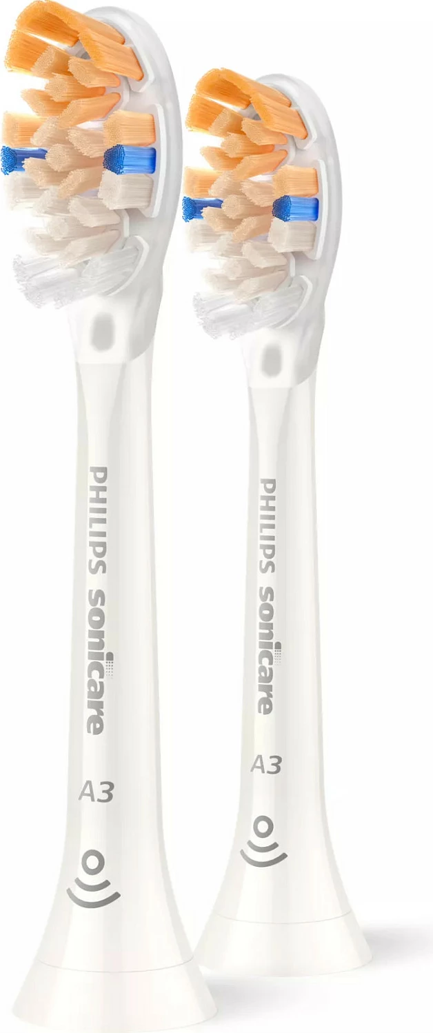 Koka zëvendësuese për furçë elektrike Philips Sonicare A3 Premium All-in-One HX9092/87, 2 copë, e bardhë