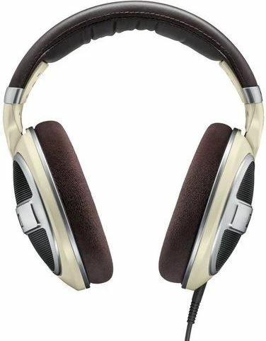 Kufje Sennheiser HD 599, over-ear open-back, 50 Ohm, kabllo e shkëputshme 3 m, 3.5 mm + 6.3 mm, beige