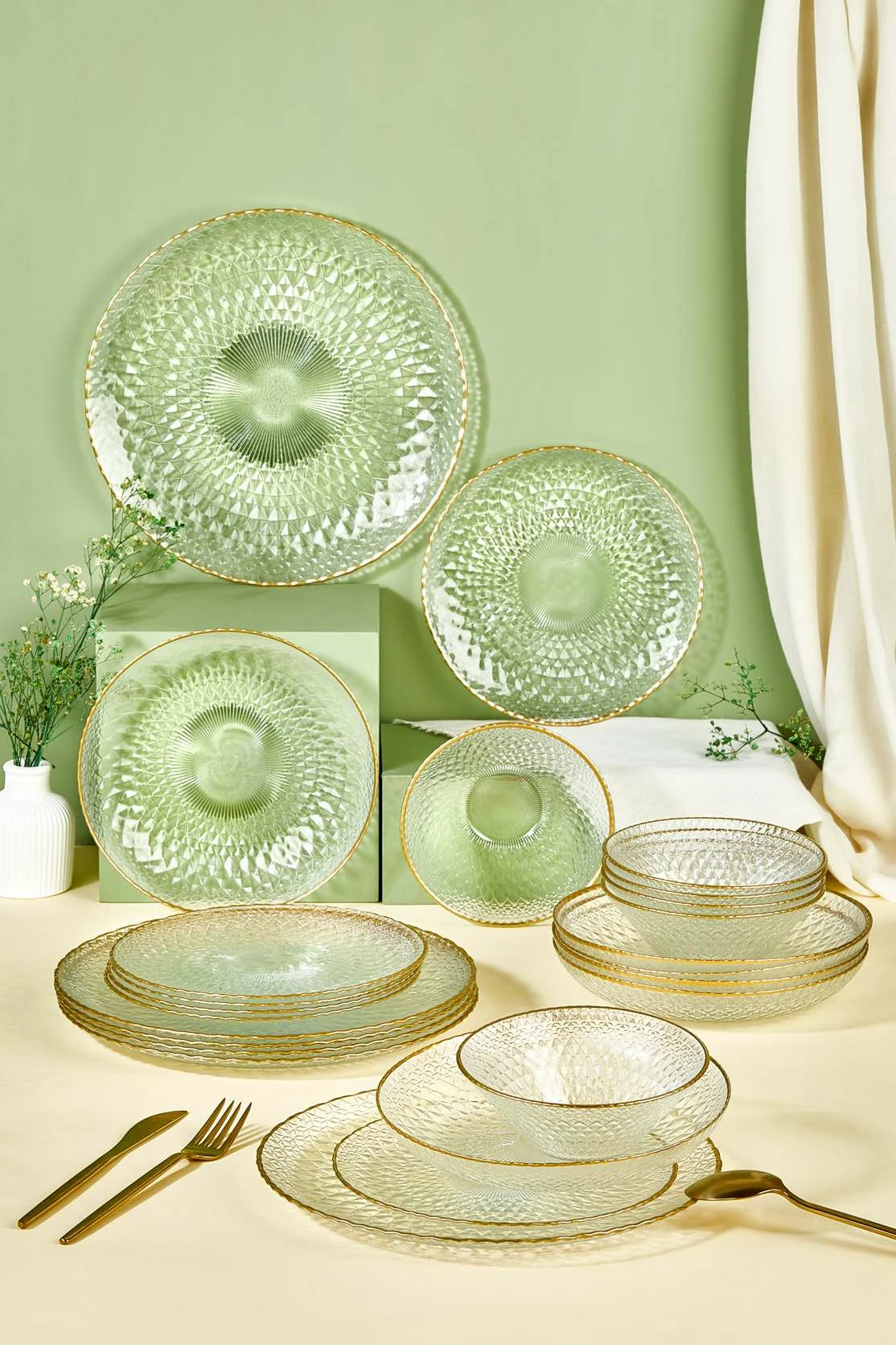 Set enësh për drekë, 24 copë, Hermia Fugi