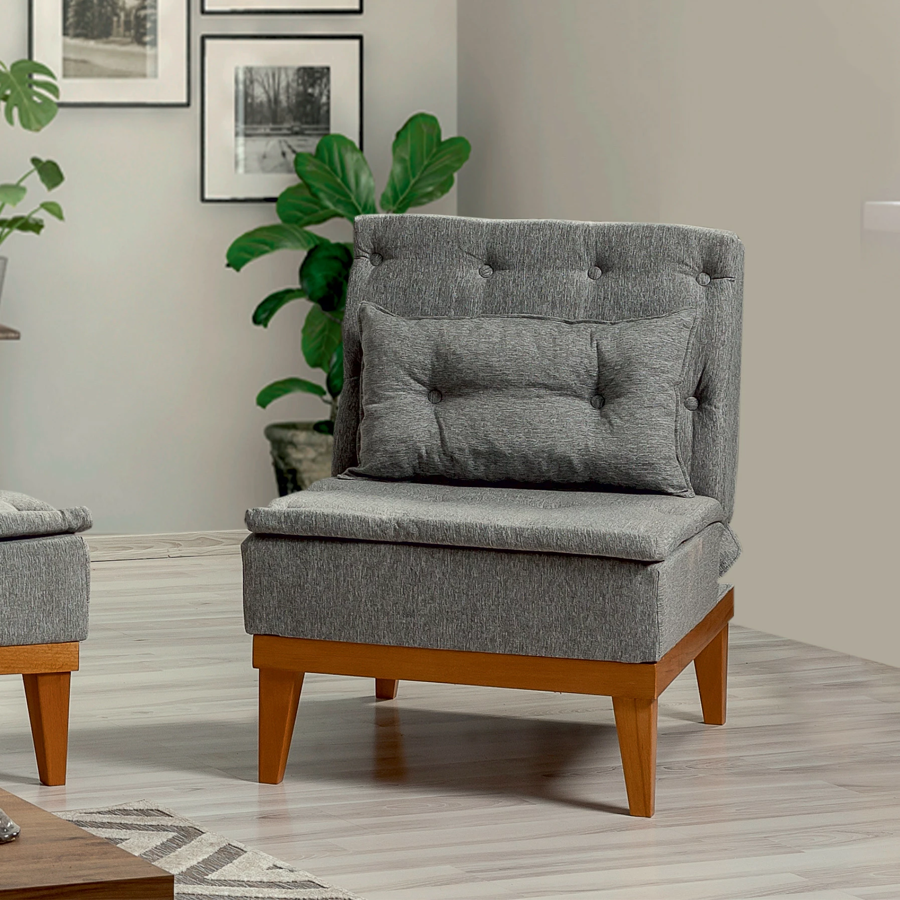 Karrige berjer, ngjyrë gri e errët, Atelier del Sofa, Fuoco