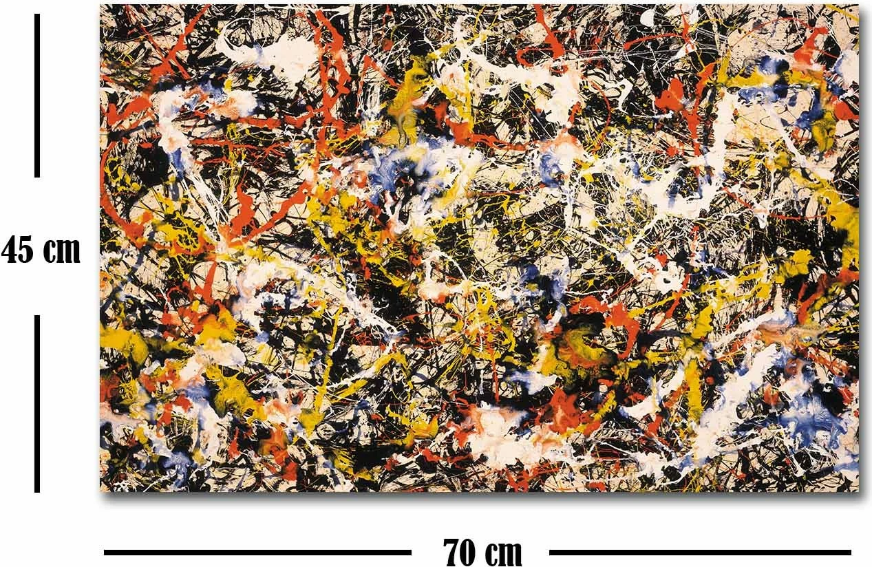 Pikturë dekorative në kanavacë, Wallity FAMOUSART-050, shumëngjyrëshe, 45x70cm