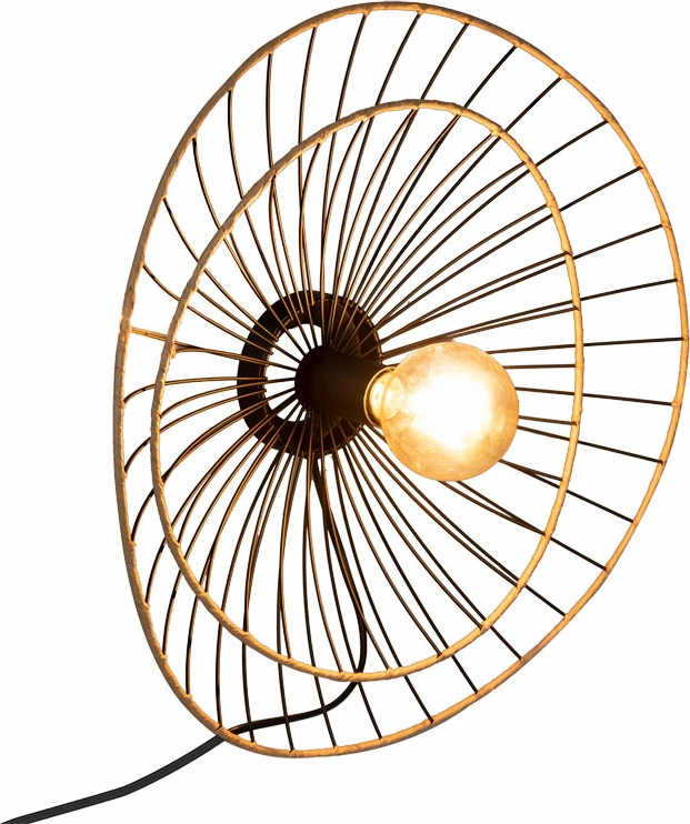 Llambë muri, ngjyrë ari e zezë, Alara, D45x11cm