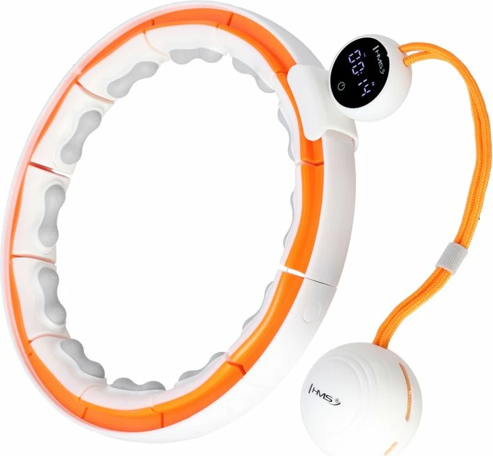 Hula hop HMS HHM21 me magnetë, portokalli