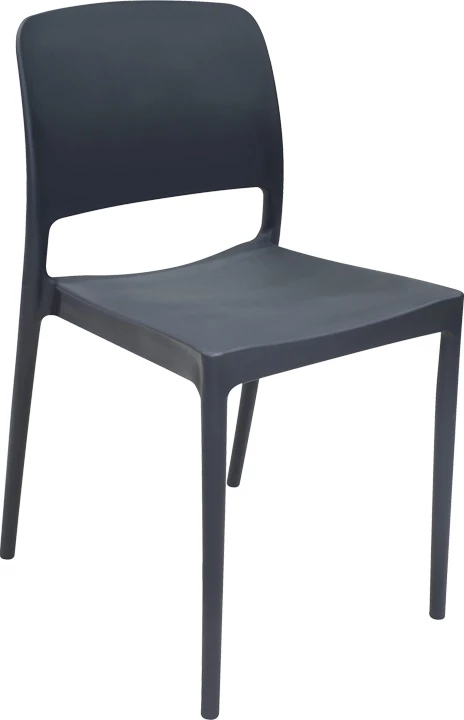 Karrige Fenxy, polipropilen, ngjyrë e zezë, 38x42x77cm