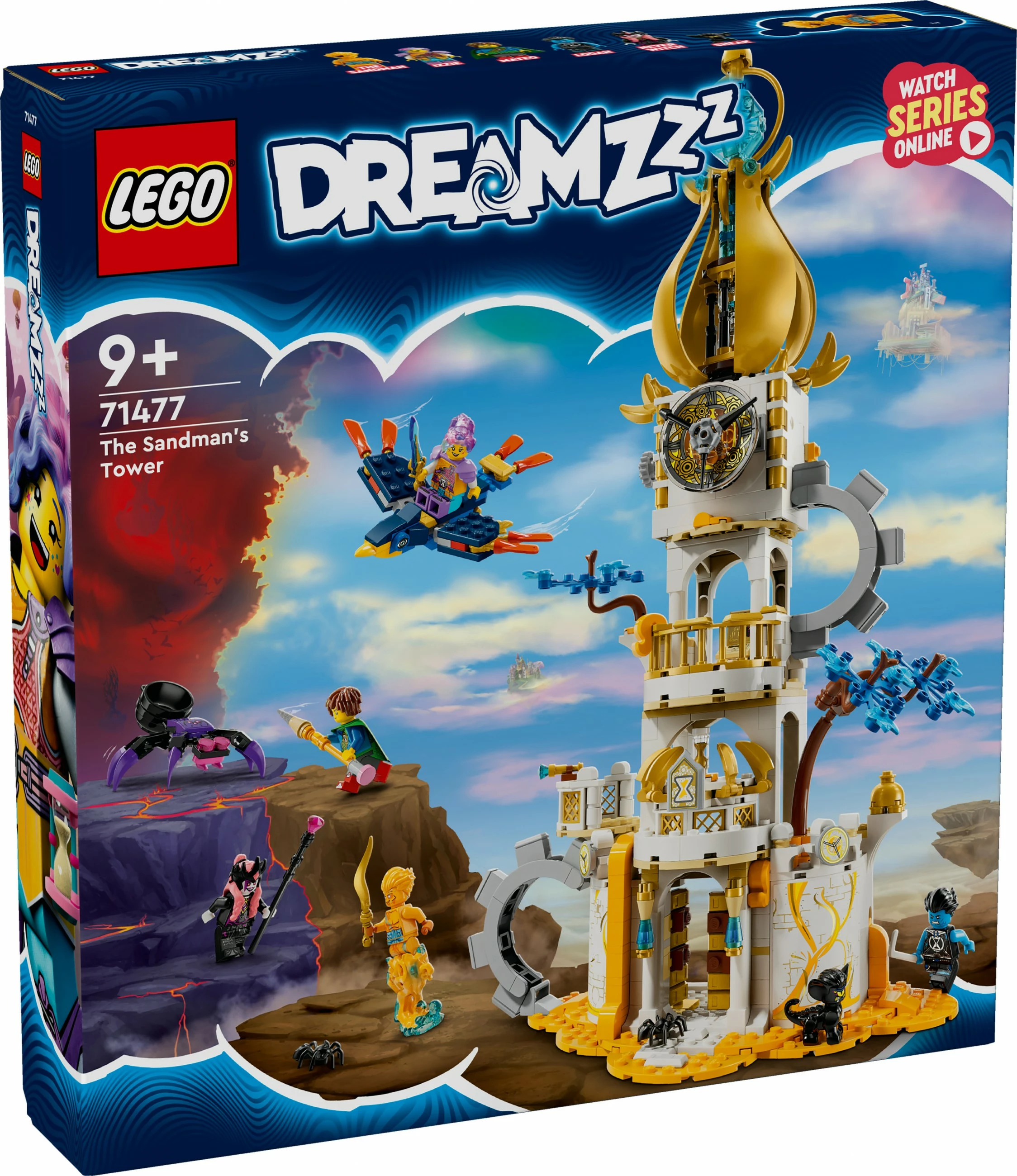 Set ndërtimi LEGO DREAMZzz 71477, Kulla e Sandmann, 723 pjesë, multikolor