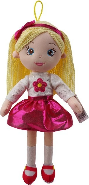 Kukull prej pëlhure, Tulilo, Eliza 9543, 35 cm, rozë