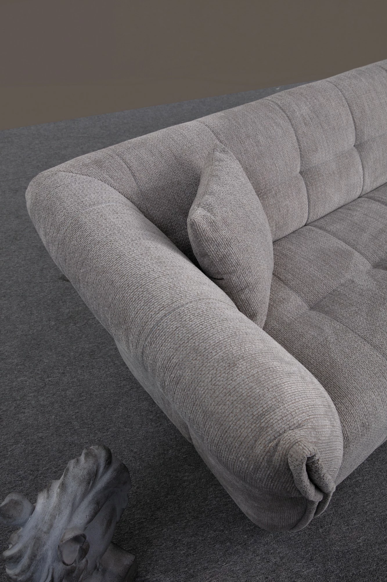 Këndare Boxer, e djathtë, ngjyrë gri e çelët, Atelier del Sofa