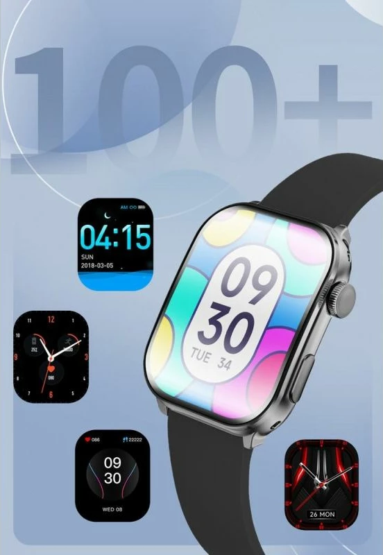 Smartwatch për meshkuj Gravity, i zi