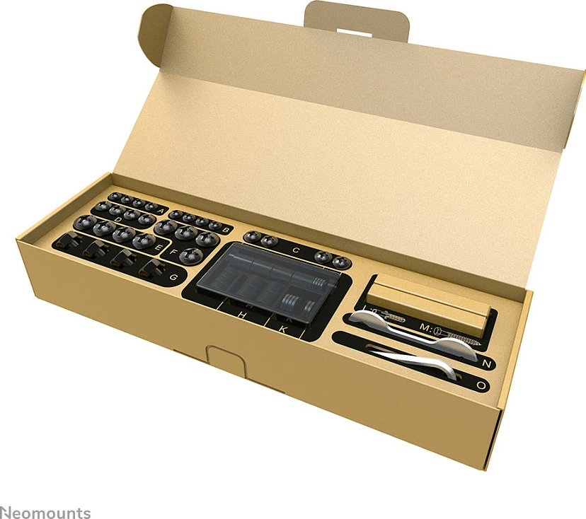 Mbajtës muri për TV Newstar WL35S-850BL16, 42"-86", Çelik, i zi