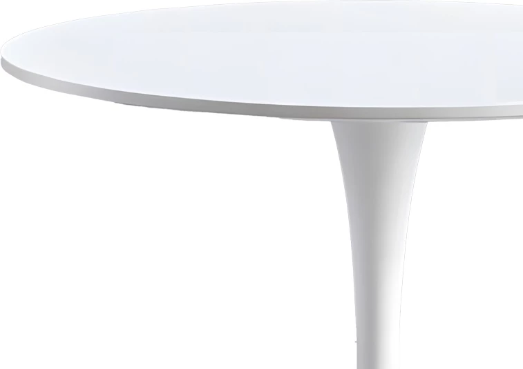 Set tavoline me karrige për drekë Elijah-Aurora, 3 copë, ngjyrë bardhë-gri, Φ60x74cm