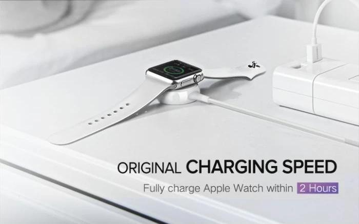 Karikues magnetik wireless për Apple Watch UGREEN 60969, USB-A + USB-C, 5V/1A, e bardhë