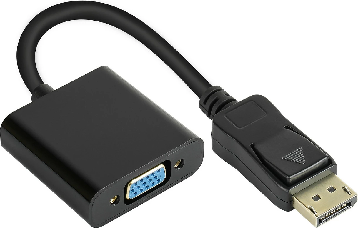 Kabl adaptues GoodConnections DP-AD11, DisplayPort në VGA, 2 m, 1920x1200@60Hz, e zezë