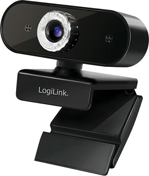 Webcam LogiLink UA0371, Full HD 1080p, 30fps, me mikrofon, e zezë/argjendtë