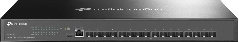 Switch TP-Link Omada 16-portë 10GE SFP+ L2+ managed, rackmount