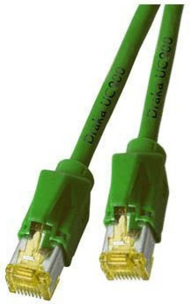 Kabllo rrjeti EFB Elektronik Draka UC900 TM31, RJ45 Cat6a S/FTP, LSZH, 0.25 m, e gjelbër