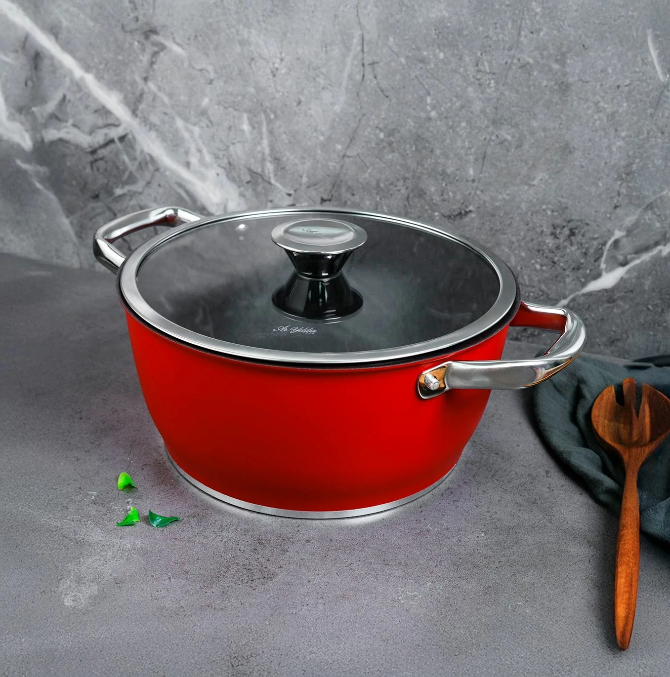 Tenxhere Hermia Concept, e kuqe/zezë, 20x10cm, 55TNC016108