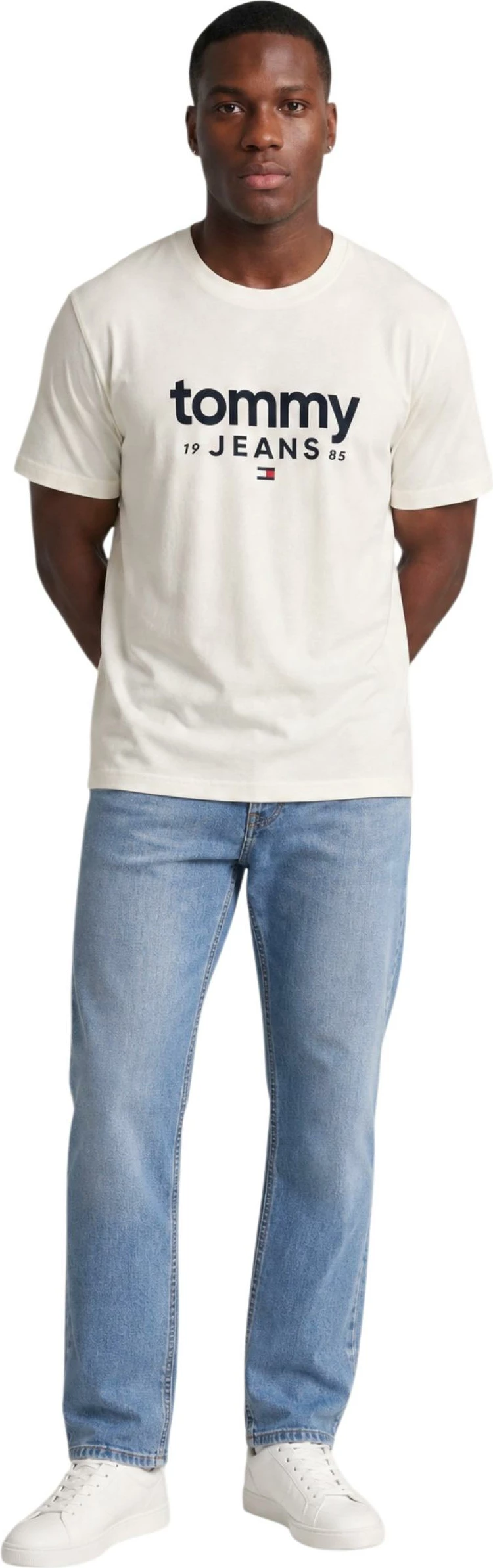 Maicë për meshkuj Tommy Hilfiger Jeans DM0DM23376, e bardhë [Madhësia: L]