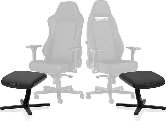 Mbështetëse këmbësh noblechairs Footrest 2, Black Edition, e zezë