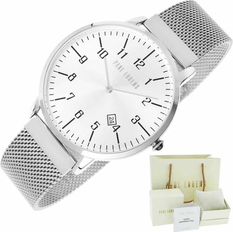 Orë dore për femra Paul Lorens, argjend