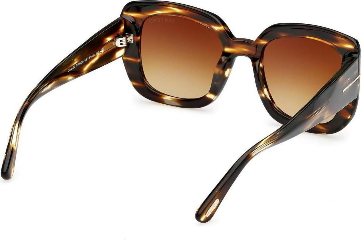 Syze dielli për meshkuj Tom Ford FT1220 5255F, kafe [Madhësia: 52]