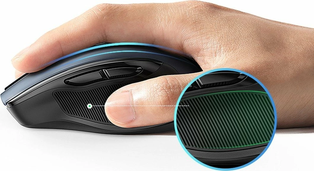 Maus Ugreen MU006 wireless optik 4000 DPI USB 2.4GHz, i zi