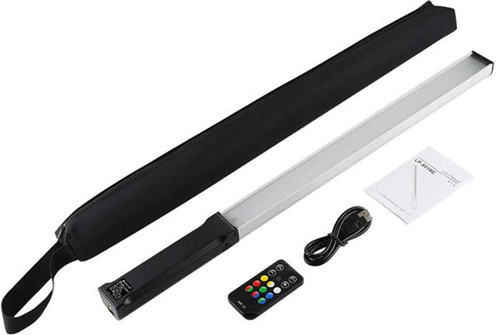 Shkop LED fotografik Puluz PU460B me telekomandë, shumëngjyrësh