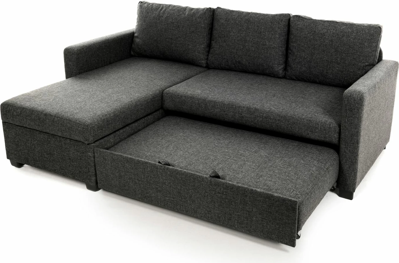 Kënd-sofë krevate Atelier del Sofa, ngjyrë gri e errët