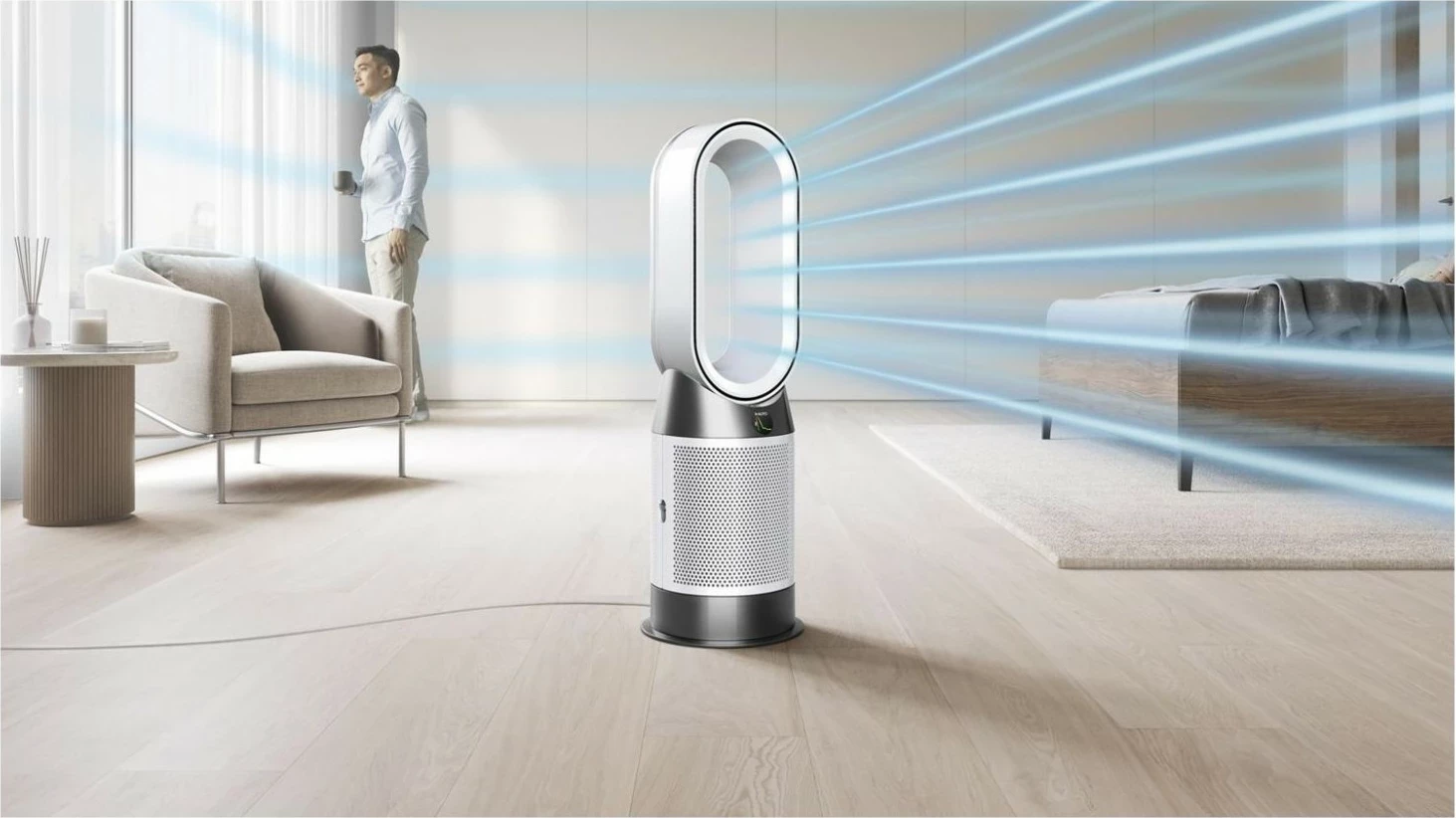 Purifikator ajri, ngrohës dhe ventilator Dyson Purifier Hot+Cool HP1, silver