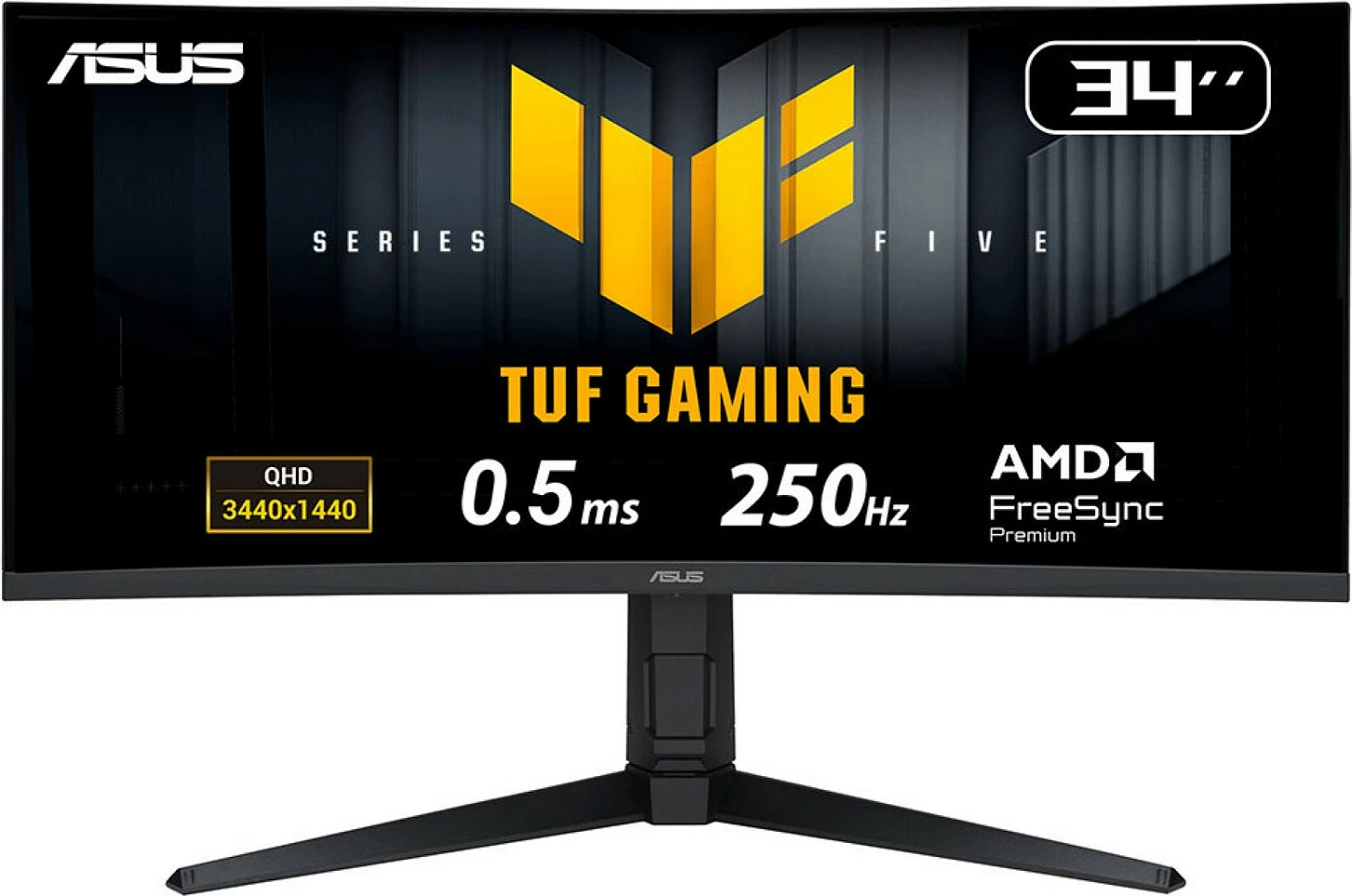 Monitor gaming ASUS TUF Gaming VG34WQML5A, 34", UWQHD 3440x1440, 250Hz, 0.5ms, Curved 1500R, i zi