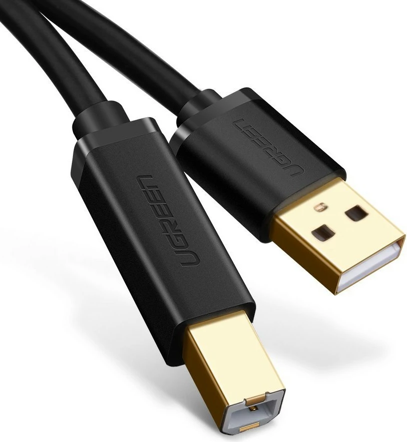 Kabllo printeri Ugreen USB-A në BM 3m, e zezë