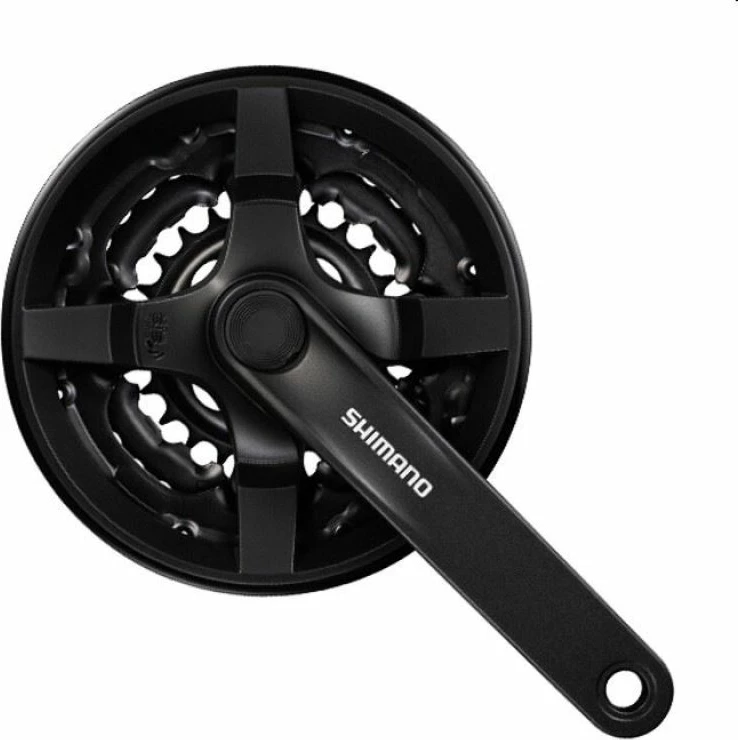 Set pedalieri Shimano për biçikletë, i zi