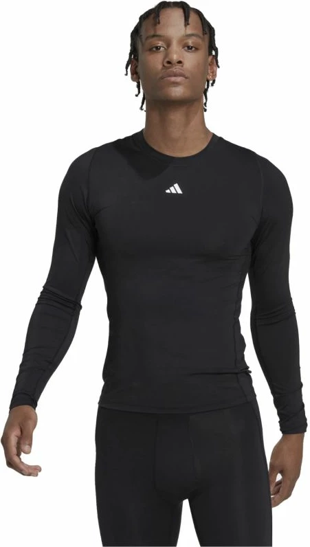 Fanellë adidas Techfit për Stërvitje me Mëngë të Gjata për Meshkuj, ngjyrë e zezë [Madhësia: XXXL]