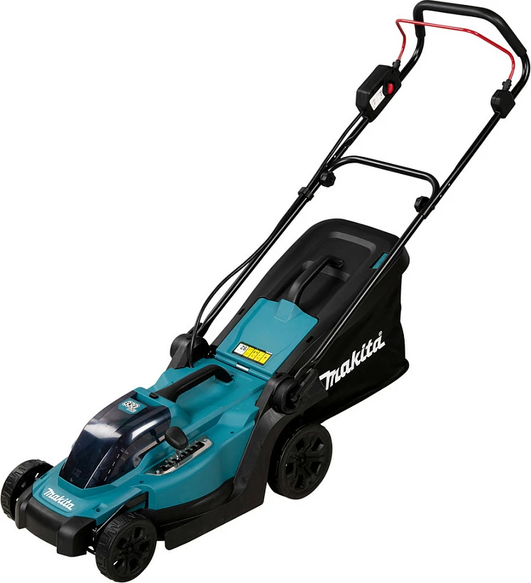 Kositës bari Makita DLM330Z, 18V, 33cm, me bateri, zi/turkuaz