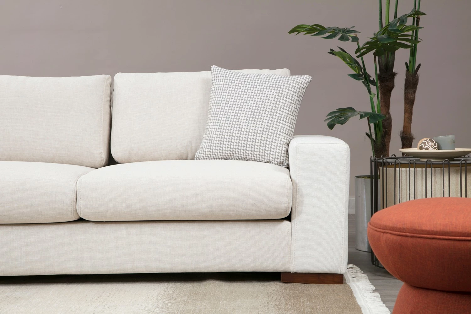 Këndare Atelier del Sofa, Loop 17, ngjyrë bezhë, 270x194 cm