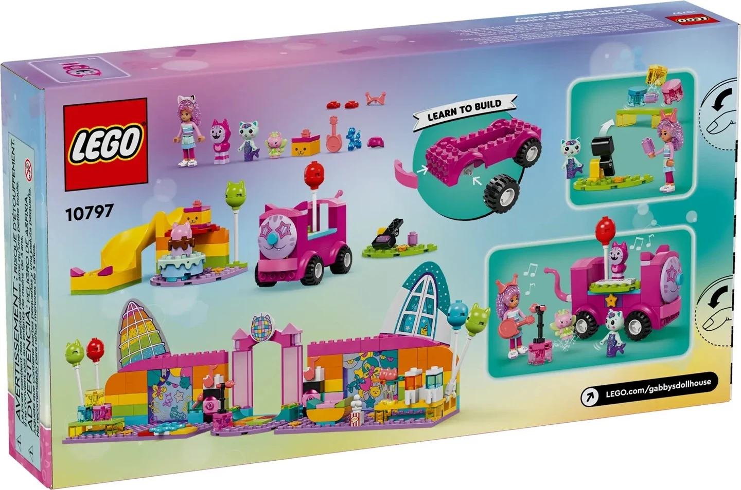 Set LEGO Gabby’s Dollhouse 10797, Dhoma e Festës