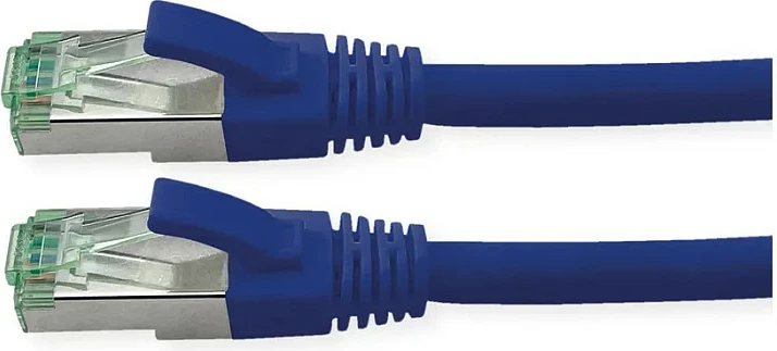 Kabllo rrjeti ROLINE 21.45.3241 Cat6a 1m S/FTP RJ-45, blu