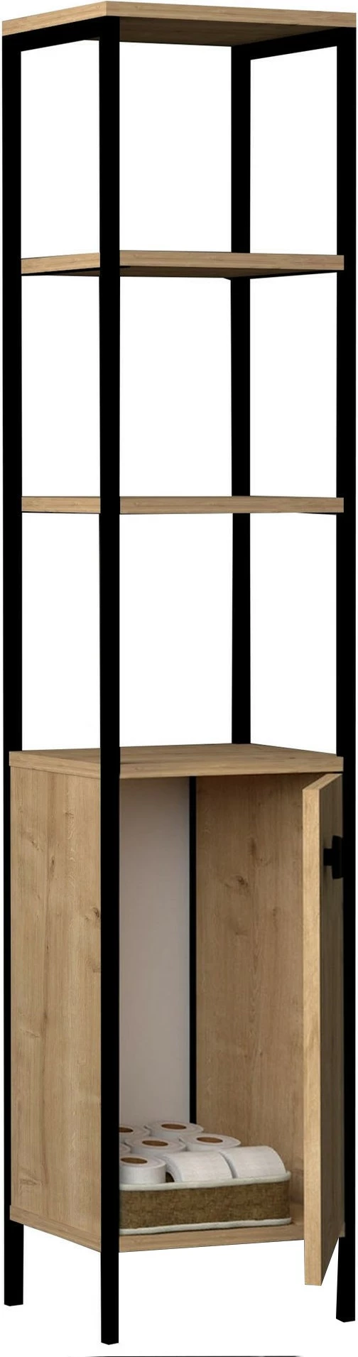 Dollap banjoje Hanah Home Derin, ngjyrë safir dhe antracit